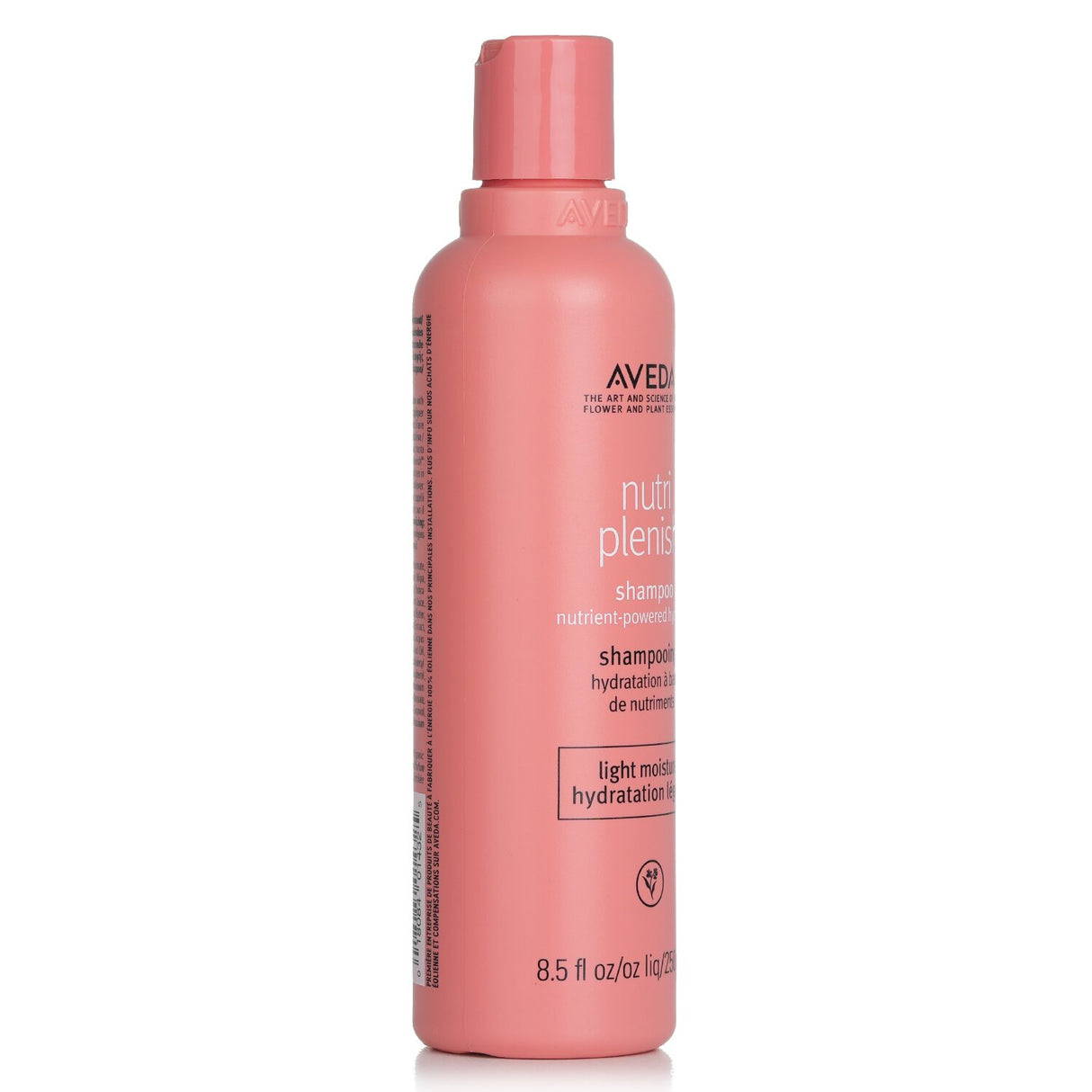 Aveda Nutriplenish Shampoo (250ml) in a creamy formula for hydrating and nourishing dry hair with coconut oil and mango butter.