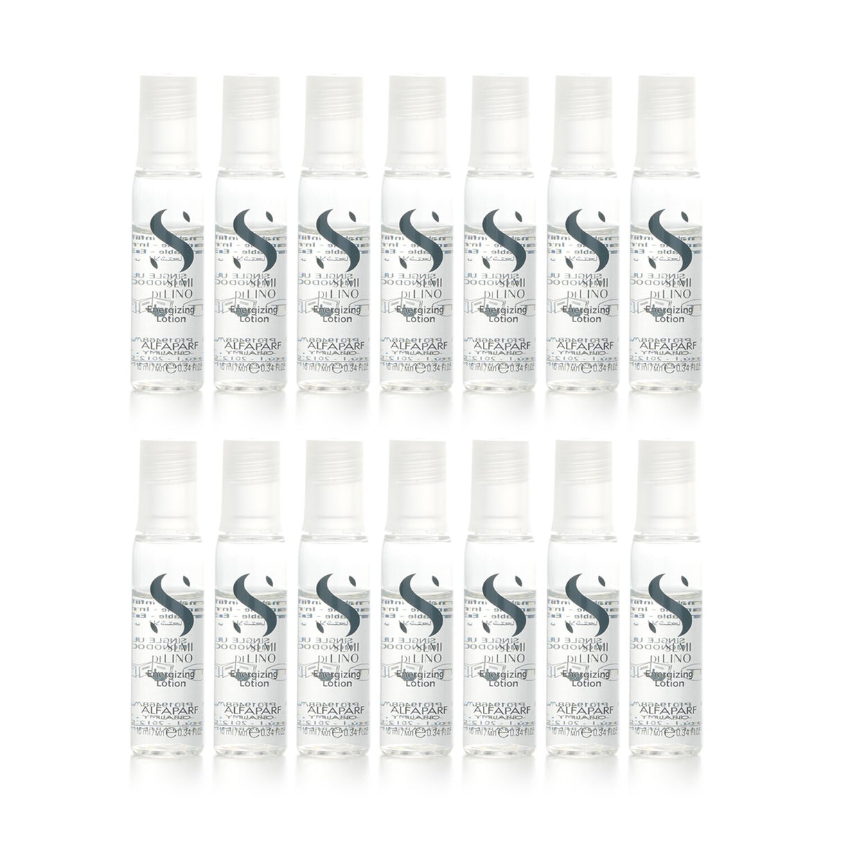 AlfaParf Semi Di Lino Scalp Renew Lotion in 12x10ml, revitalizes thinning hair, strengthens follicles, restores volume.