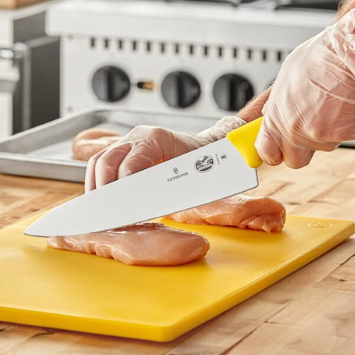 Victorinox Fibrox Chef Knife 25cm Yellow Handle