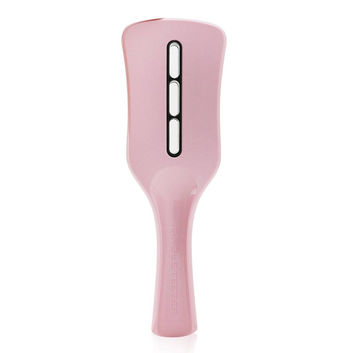 Vented blow-dry brush in #Tickled Pink designed for smooth, shiny hair with natural bounce and faster drying time.