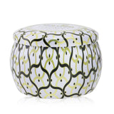 Voluspa Mini Tin Candle in Gardenia Colonia, 113g, featuring an elegant tin, coconut wax blend, and enchanting floral scent.