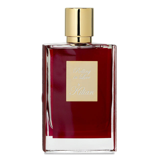 Kilian - Rolling in Love Eau De Parfum: a unisex scent with creamy almond, floral notes, and warm musk for an enchanting allure.