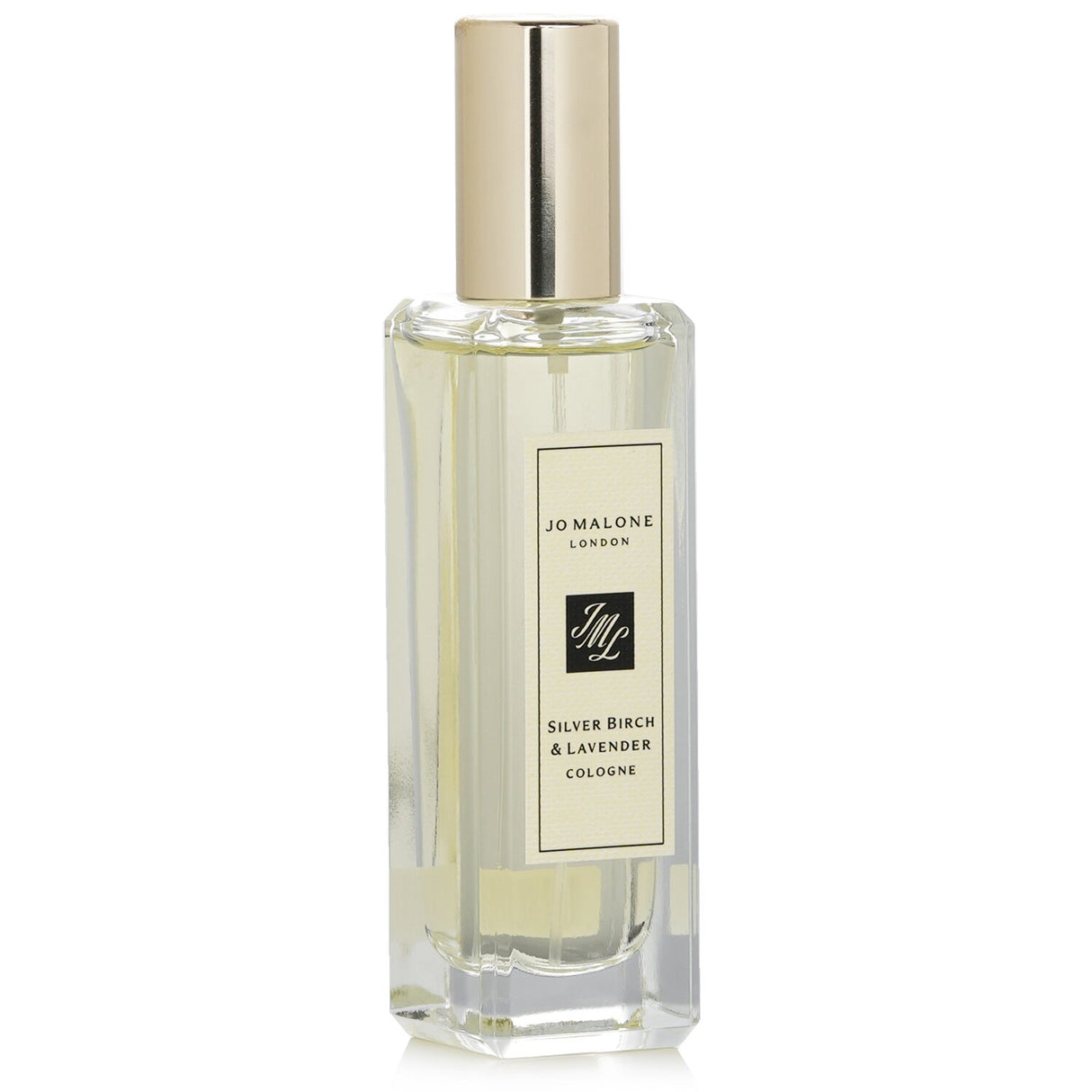 Jo Malone Silver Birch & Lavender Cologne Spray in a 30ml bottle, featuring fresh grapefruit, calming lavender, and woody birch notes.