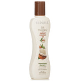 Luxurious moisturizing shampoo with coconut oil, 90% natural ingredients for soft, vibrant, and healthy hair.