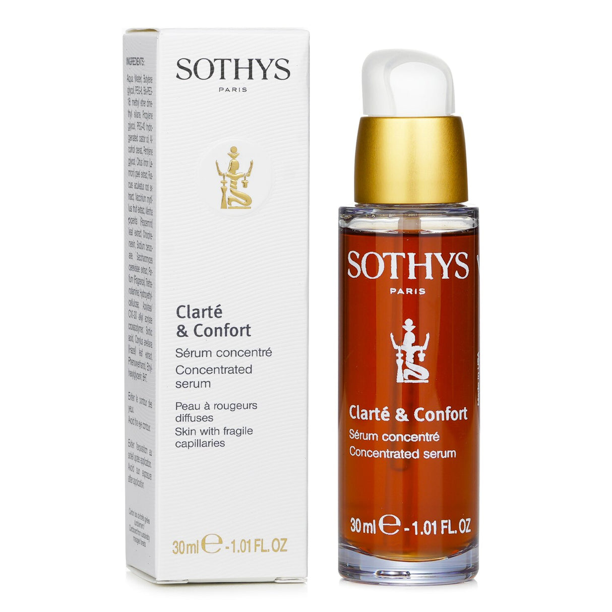 Sothys - Clarte & Confort Concentrated Serum - Skin With Fragile Capillaries  -