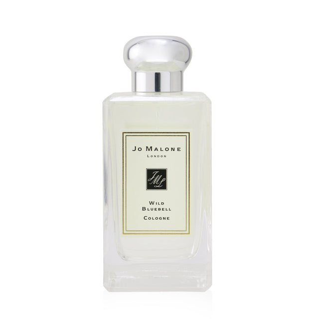 Jo Malone Wild Bluebell Cologne in a luxurious gift box; a floral fragrance with notes of bluebell, jasmine, and musk.