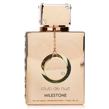 Armaf Club De Nuit Milestone Eau De Parfum 105ml, a unisex fragrance with fresh sea notes, florals, and warm musk for all occasions.