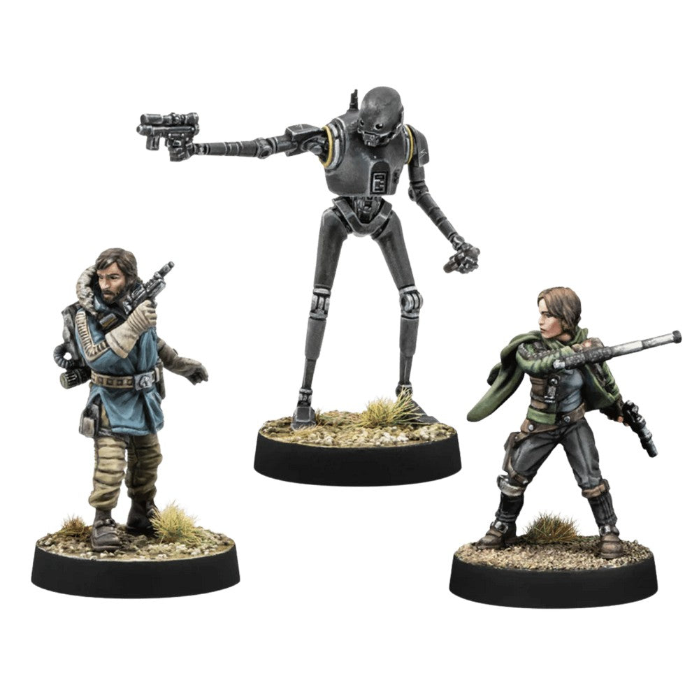 Star Wars: Legion  - Cassian Andor, Jun Erso & K-2SO