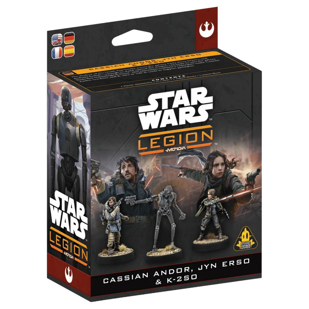 Star Wars: Legion  - Cassian Andor, Jun Erso & K-2SO