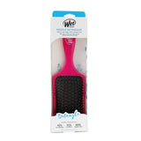 Vibrant pink Wet Brush Paddle Detangler features HeatFlex™ bristles for pain-free detangling and quick drainage AquaVent™ design.