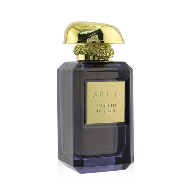 Aerin Ambrette De Noir perfume spray in 50ml, an enchanting oriental floral scent with notes of rose, jasmine, and vanilla.