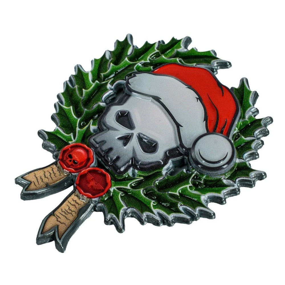 Warhammer Christmas Magnet Skull