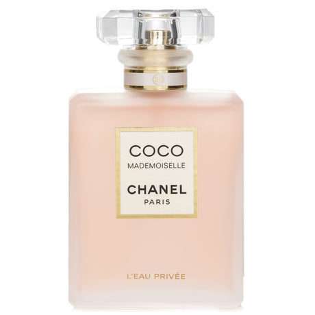 Chanel Coco Mademoiselle L'Eau Privee Night Fragrance Spray, 50ml, a luxurious floral scent with mandarin, rose, and jasmine notes.