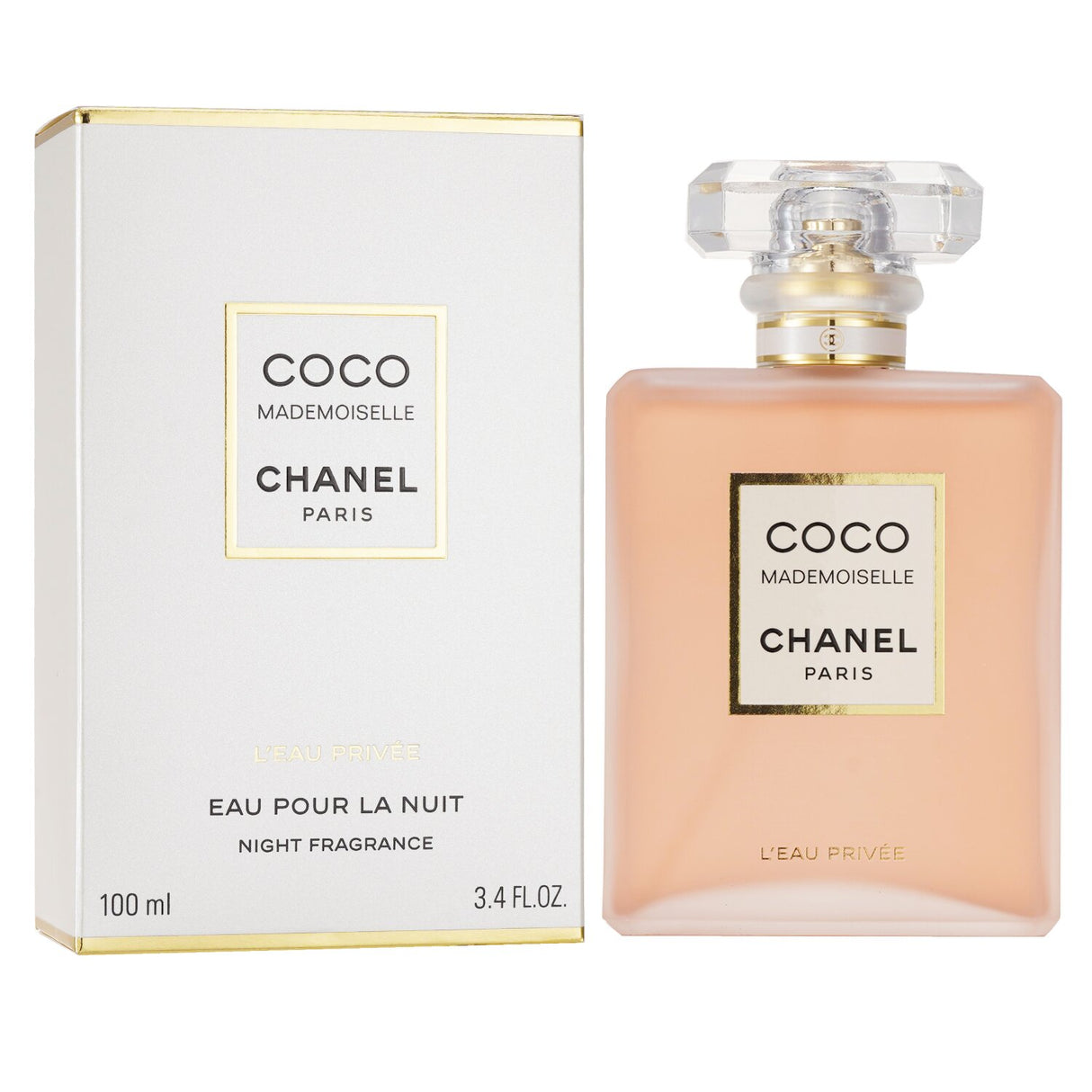 Chanel Coco Mademoiselle L'Eau Privee Night Spray - 100ml bottle featuring a luxurious floral scent perfect for evening elegance.