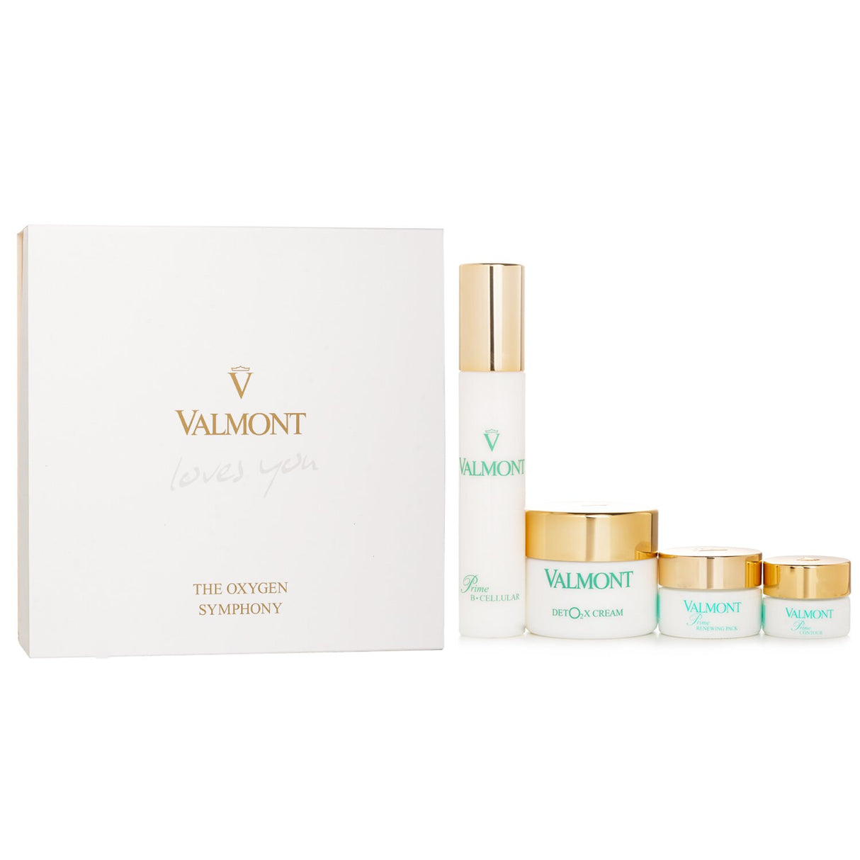 Luxurious Valmont Oxygen Symphony Set featuring rejuvenating skincare essentials for hydration and youthful radiance.