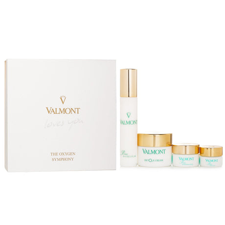 Luxurious Valmont Oxygen Symphony Set featuring rejuvenating skincare essentials for hydration and youthful radiance.
