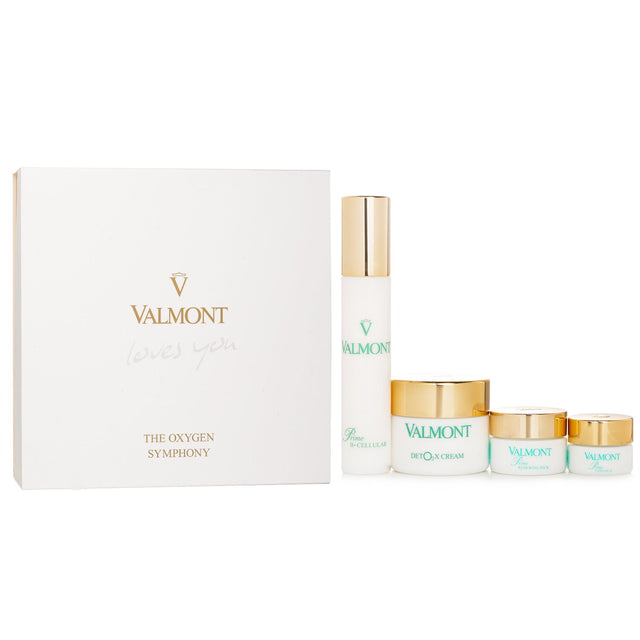 Luxurious Valmont Oxygen Symphony Set featuring rejuvenating skincare essentials for hydration and youthful radiance.