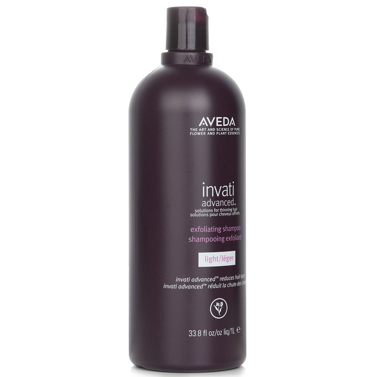 Aveda Invati Advanced Exfoliating Shampoo for fine hair, enriched with Ayurvedic herbs and micellar cleansing system.