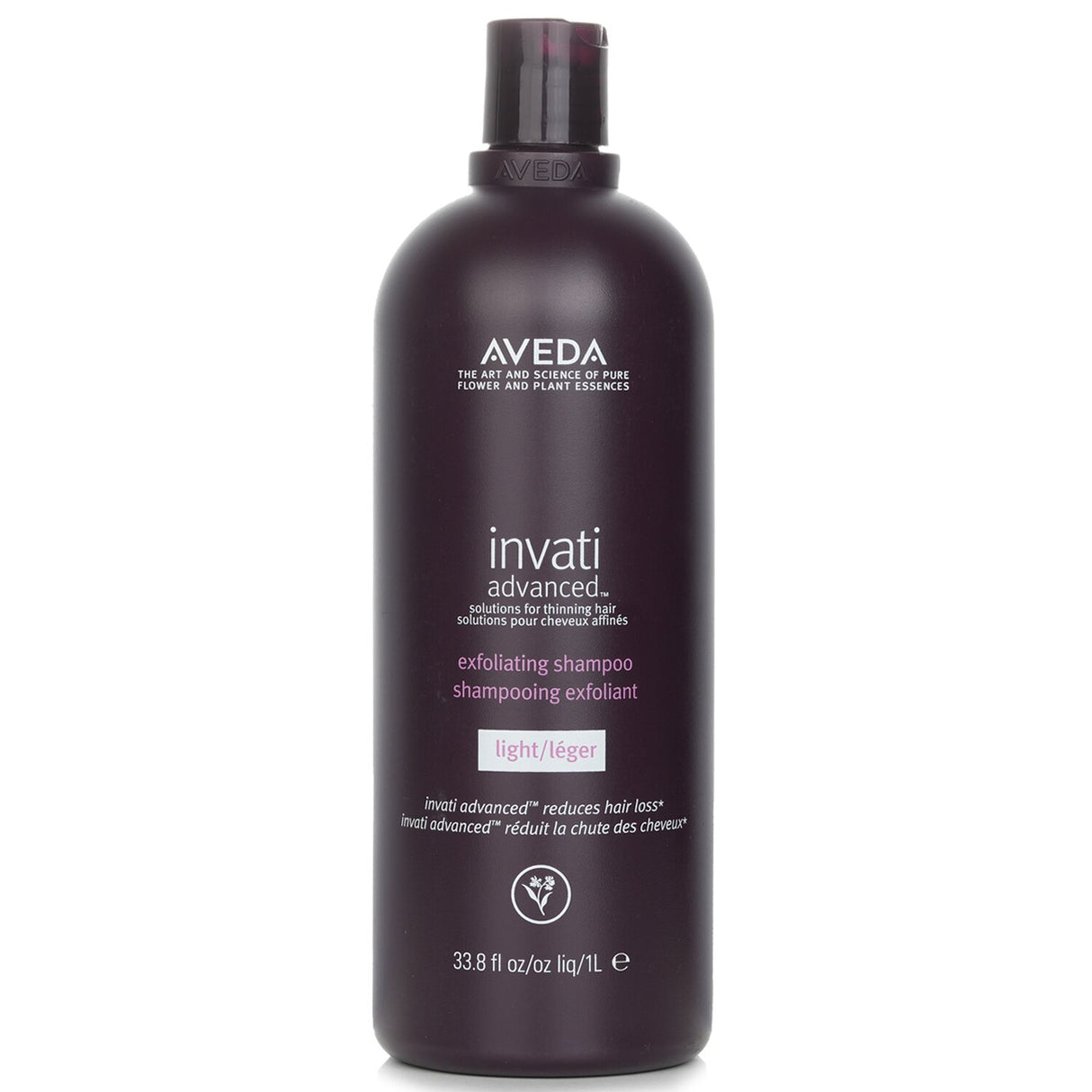 Aveda Invati Advanced Exfoliating Shampoo #Light, 1000ml, revitalizes fine hair and oily scalps with Ayurvedic herbs and micellar cleansing.