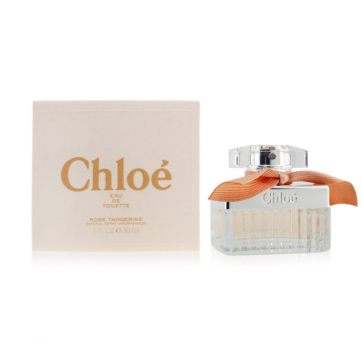 Chloe Rose Tangerine Eau De Toilette: a 30ml floral fruity fragrance with tangerine, rose, and amber notes for elegant daytime wear.