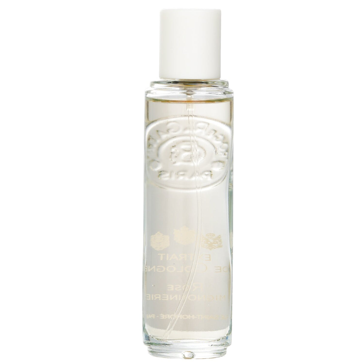 "30ml Roger & Gallet Rose Mignonnerie Spray, a floral cologne with notes of mandarin, rose, and cedar for women."