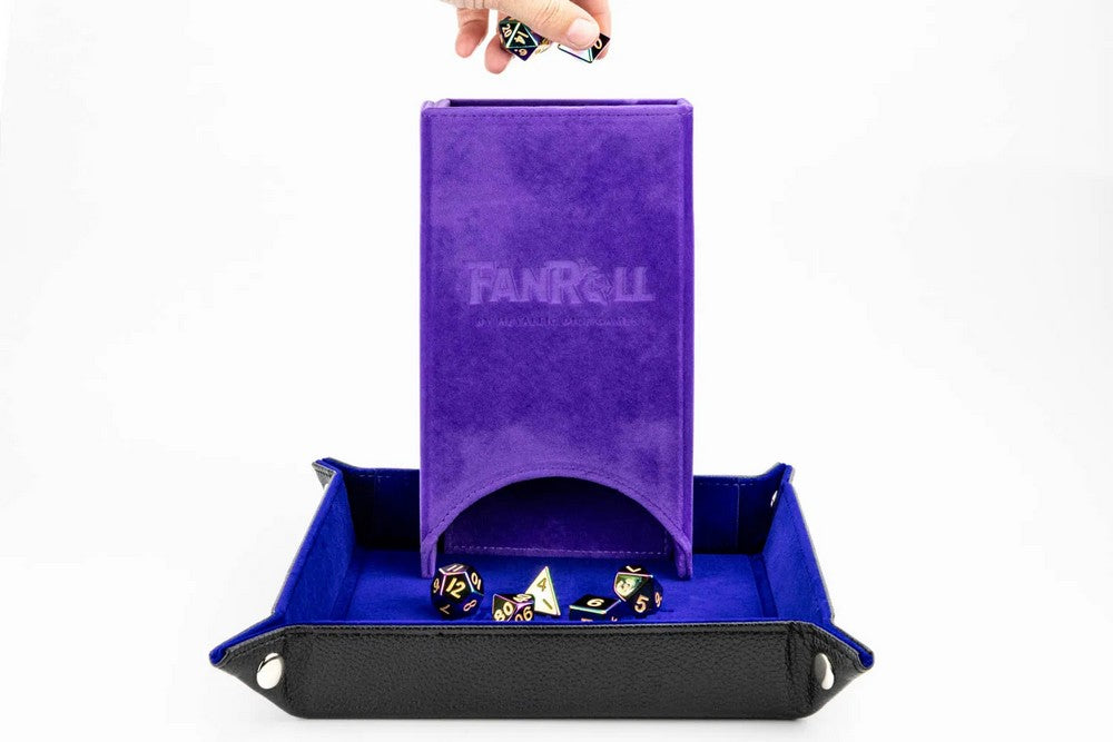 Fanroll: Fold Up Dice Tower: Purple