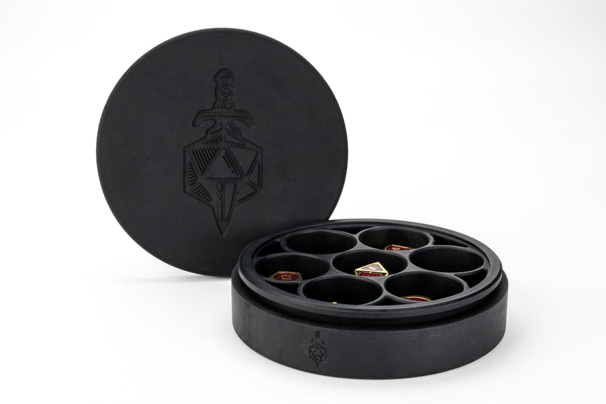 Fanroll: Silicone Round Dice Case: Black