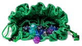 Fanroll: Dragon Storm Velvet Compartment Dice Bag: Green Dragon Scales