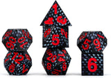 Fanroll: Dragon Storm Silicone Dice Set: Black Dragon Scales
