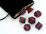 Fanroll: Dragon Storm Silicone Dice Set: Black Dragon Scales