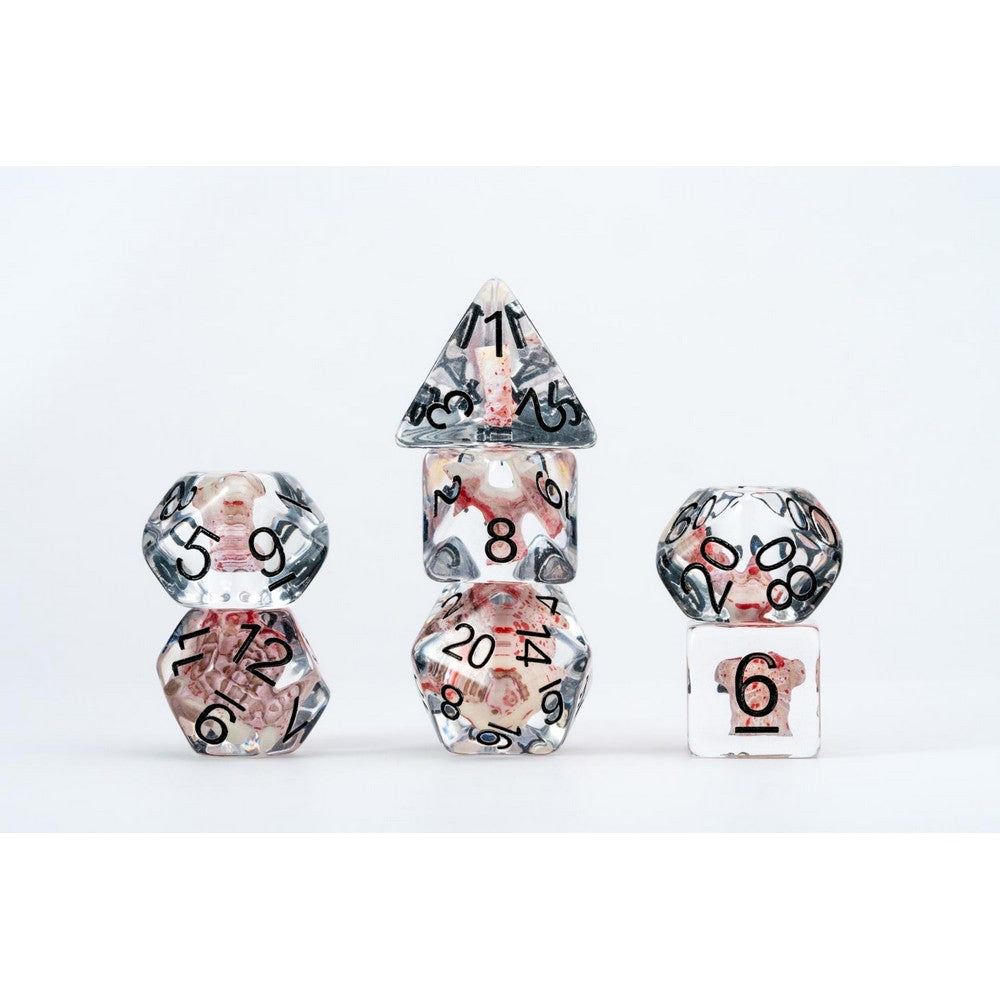 Fanroll: The Walking Dead Dismembered Zombie Resin Poly Dice Set