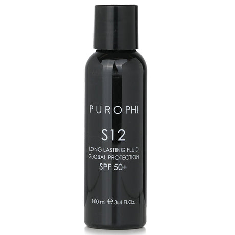 Water-resistant SPF 50 sunscreen for face and body, offering broad-spectrum protection and a non-greasy, ultra-fluid texture.