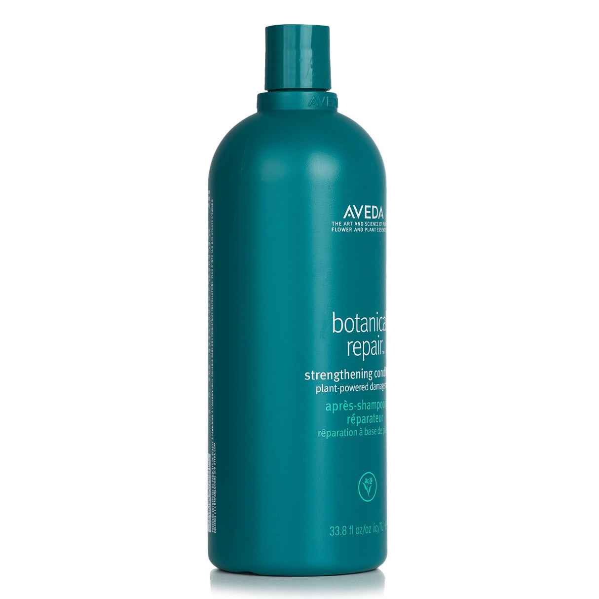 Aveda Botanical Repair Strengthening Conditioner 1000ml, vegan formula for hair repair, softness, and shine, suitable for all hair types.