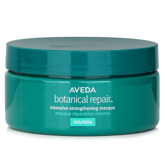 Aveda Botanical Repair Masque in 200ml, a vegan hair treatment for revitalizing medium to thick hair with rich conditioning.