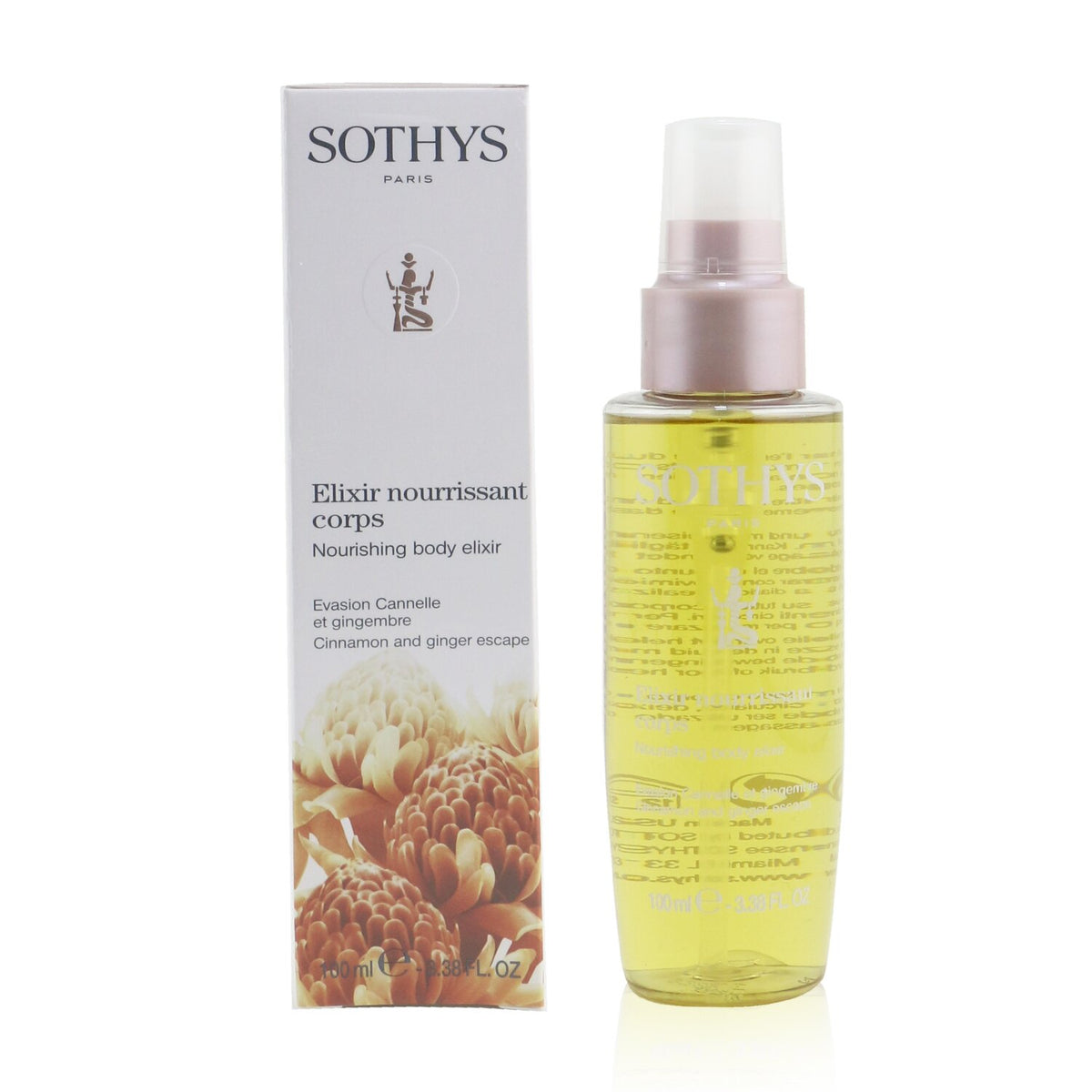 Sothys - Nourishing Body Elixir - Cinnamon & Ginger Escape  - 100ml/3.38oz
