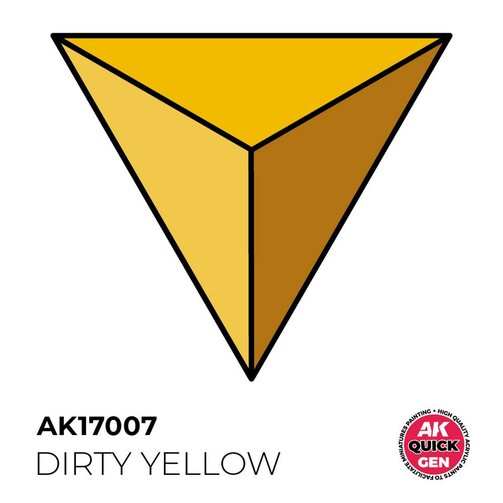 AK Interactive - Quick Gen - Dirty Yellow 18 ml