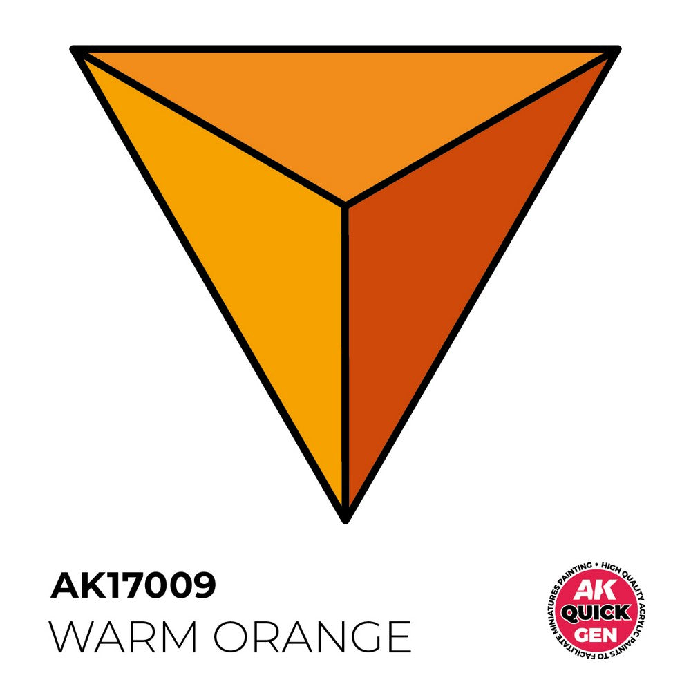 AK Interactive - Quick Gen - Warm Orange 18 ml