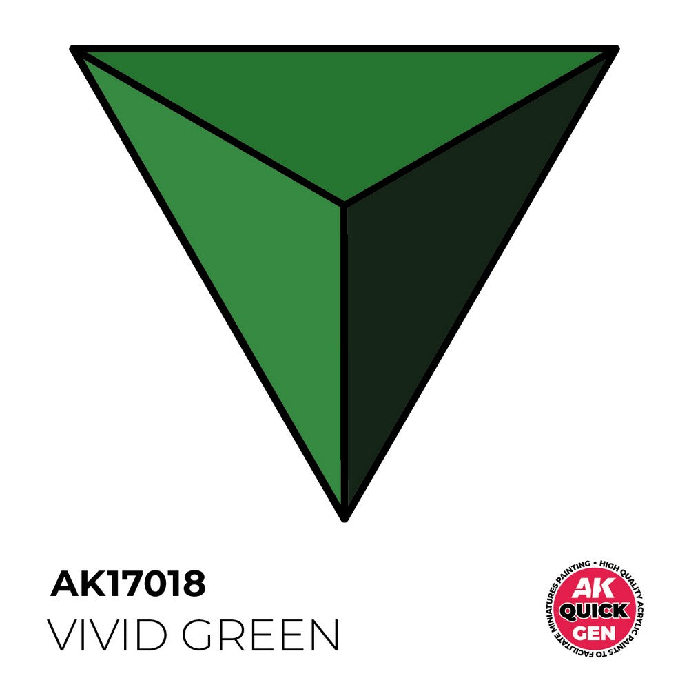 AK Interactive - Quick Gen - Vivid Green 18 ml