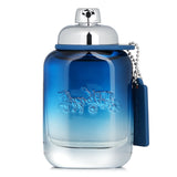 Coach Blue Eau De Toilette for men, 60ml, features refreshing notes of lime, grapefruit, and warm cedarwood, perfect for daytime wear.