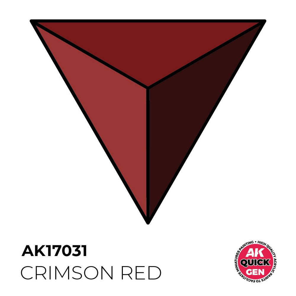 AK Interactive - Quick Gen - Crimson Red 18 ml