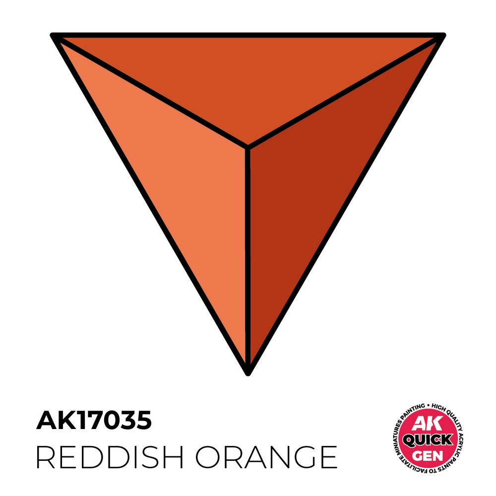 AK Interactive - Quick Gen - Reddish Orange 18 ml