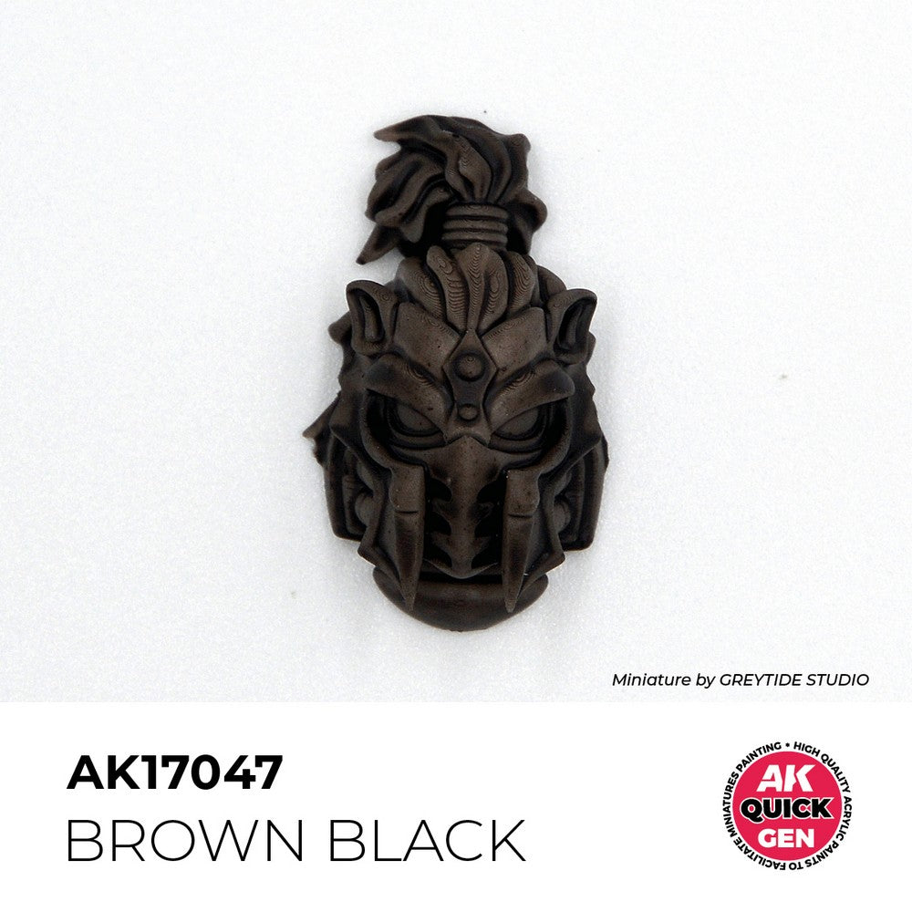 AK Interactive - Quick Gen - Brown Black 18 ml