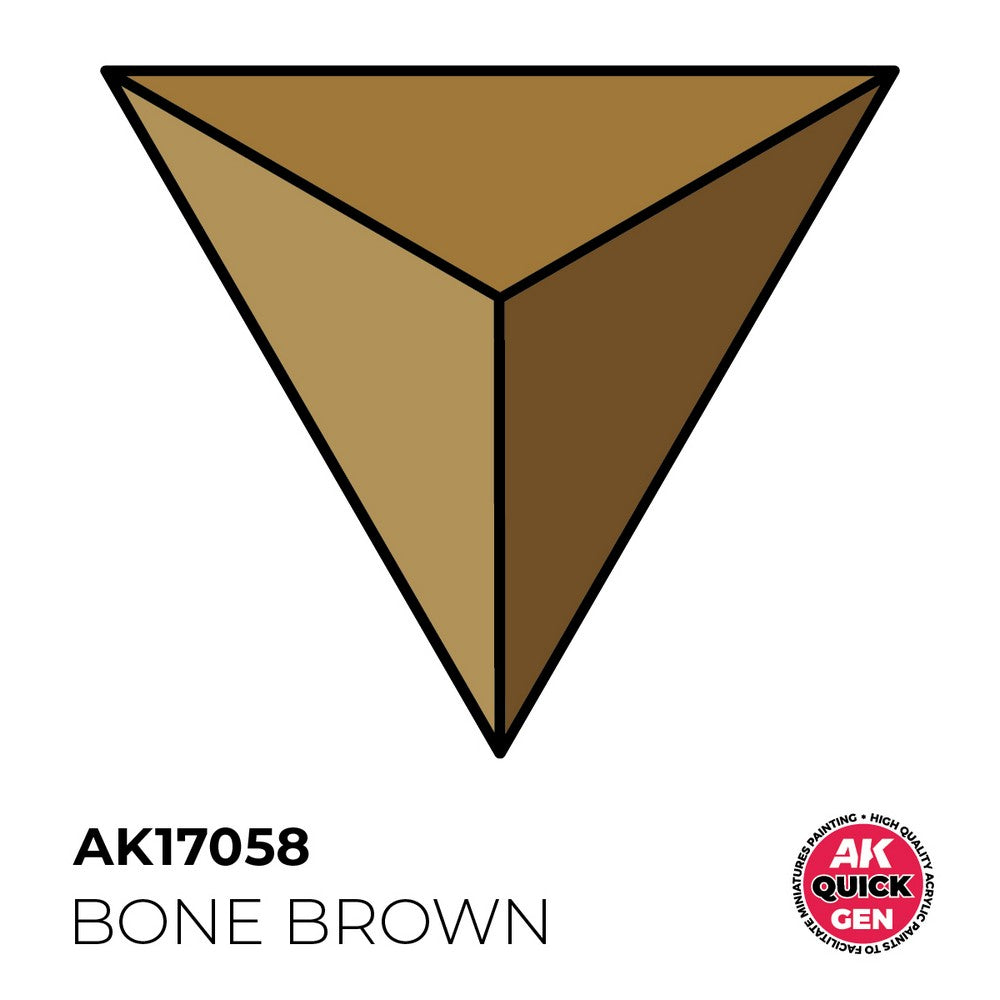 AK Interactive - Quick Gen - Bone Brown 18 ml