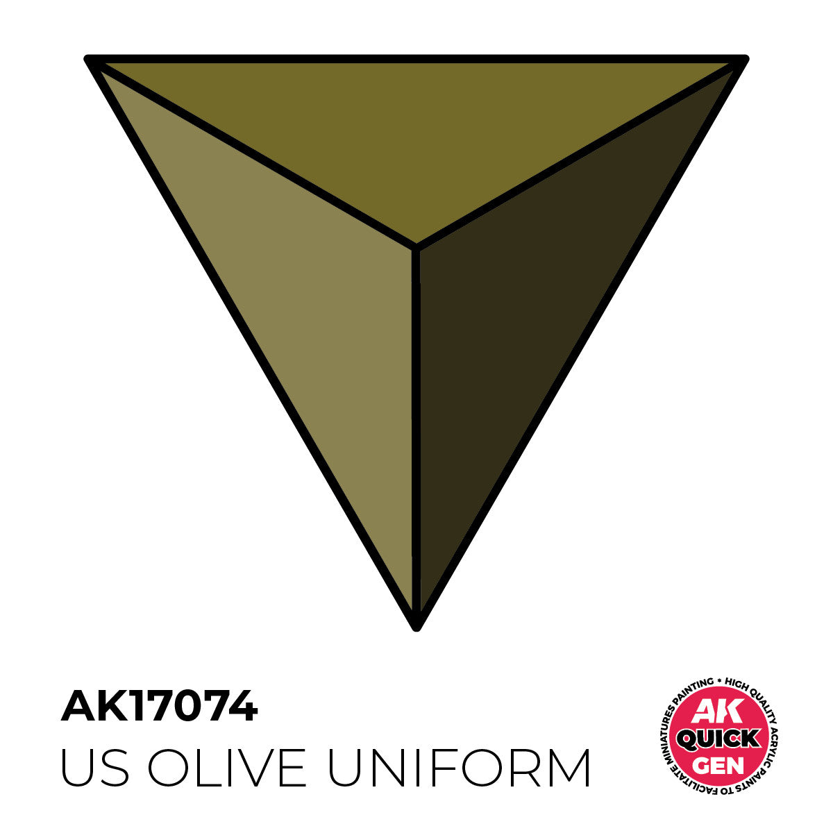 AK Interactive - Quick Gen - Us Olive Uniform 18 ml
