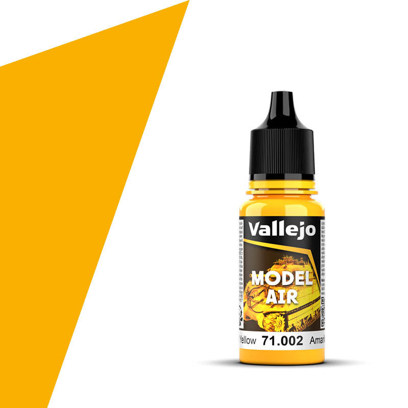 Vallejo - Model Air - Medium Yellow 18 ml
