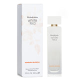 Elegant 100ml Elizabeth Arden White Tea Mandarin Blossom Eau De Toilette, featuring floral woody notes, ideal for spring and summer.