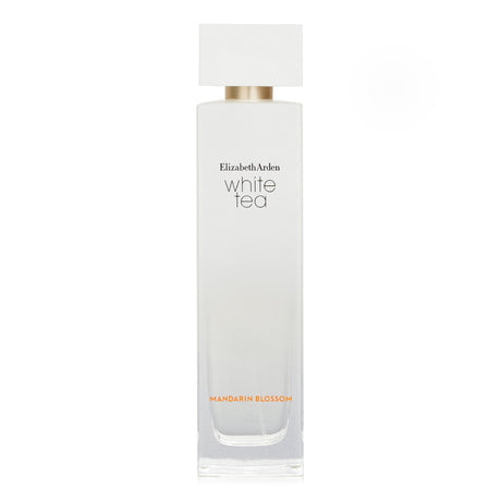 Elizabeth Arden White Tea Mandarin Blossom Eau De Toilette spray, a floral woody fragrance in a 100ml bottle for elegant women.