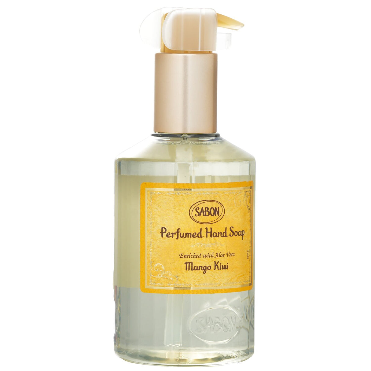 Sabon Mango Kiwi Liquid Hand Soap in a 200ml bottle, offering a moisturizing, gentle cleanse with a tropical fragrance.