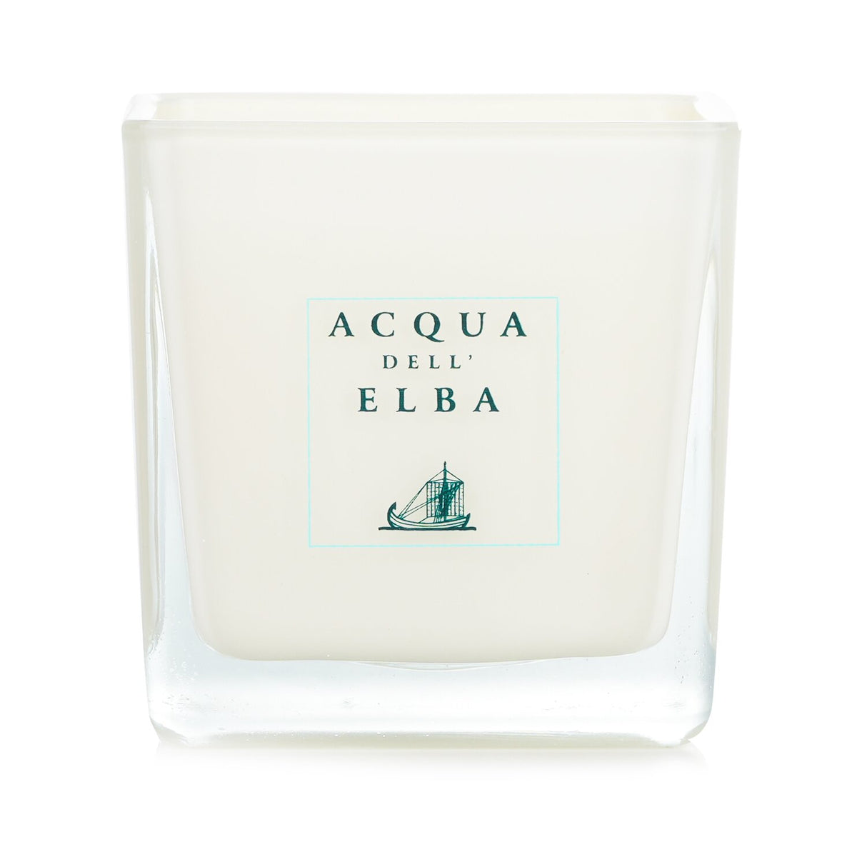 Luxurious Acqua Dell'Elba scented candle with sea breeze aroma, burning for 60 hours, perfect for relaxation and ambiance.