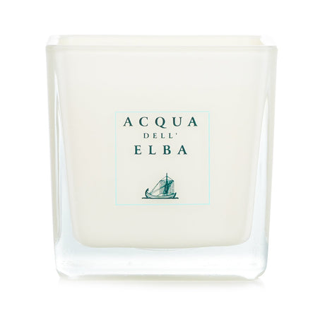 Luxurious Acqua Dell'Elba scented candle with sea breeze aroma, burning for 60 hours, perfect for relaxation and ambiance.